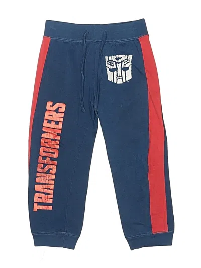 Pre-owned Transformers Kids' Track Pants In Blue