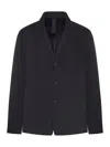 Transit Black Pinstriped Jacket In Black