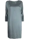 Transit Kleid Mit U-boot-ausschnitt In Blue