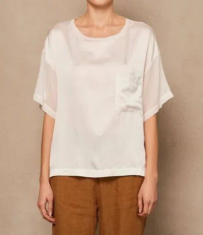 Transit Camicia Top In Ivory In White