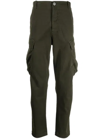 Transit Cargo-pocket Cotton-blend Trousers In 绿色