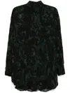 Transit Crease Effect Shirt In Black