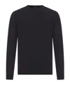 Transit Crew Neck Wool Sweater In Black