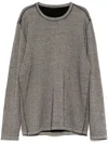 Transit Sweatshirt Mit Rundhalsausschnitt In Grau