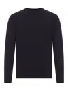 Transit Crew Neck Wool Sweater In Black