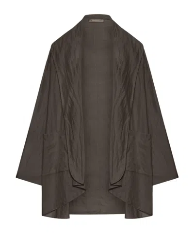 Transit Crinkled Jacket In Black