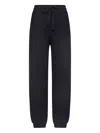 Transit Trousers In Stocking Knit In Black