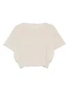 Transit Drop Shoulder T-shirt In Neutrals