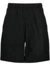 Transit Elasticated-waist Shorts In Black
