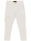 Transit Flap Pocket Tapered Trouser In White