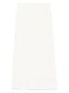 Transit Crinkled Midi Skirt In Weiss