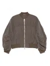 Transit Silk Blend Blouson In Grau