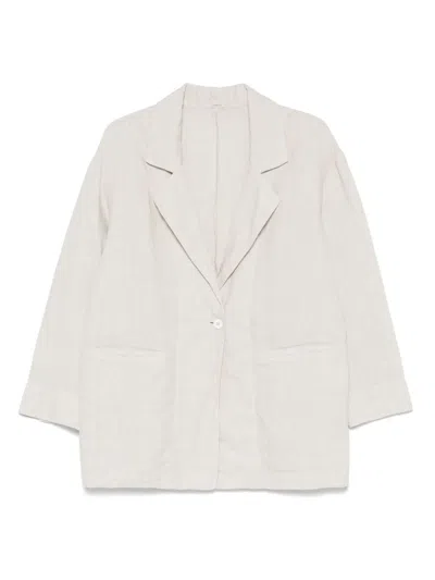 Transit Linen Blazer In Neutrals