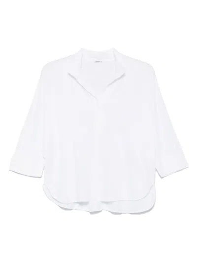 Transit Linen Jersey Top In White
