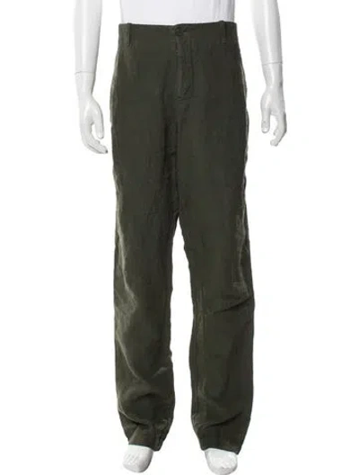 Pre-owned Transit Linen Pants In Green
