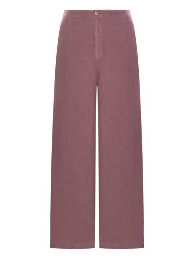 Transit Linen Wide-leg Trousers In Nude & Neutrals