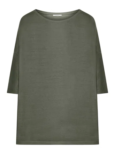 Transit Lino Jersey Oversize T-shirt In Green