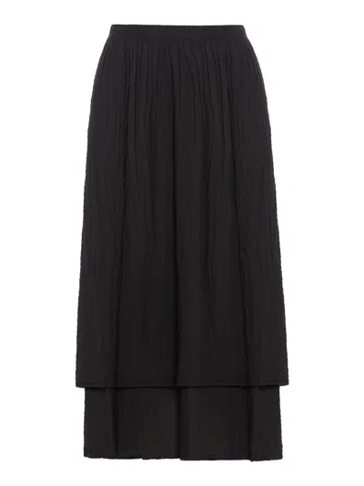 TRANSIT LONG SKIRT IN RUFFLED FABRIC