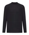 Transit Crew Neck Wool Sweater In Black