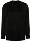 Transit Long-sleeves Wool Shirt In Black