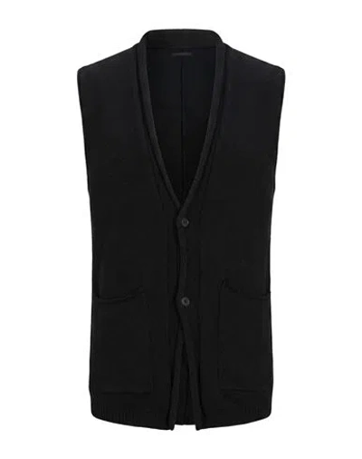 Transit Man Cardigan Black Size Xl Virgin Wool