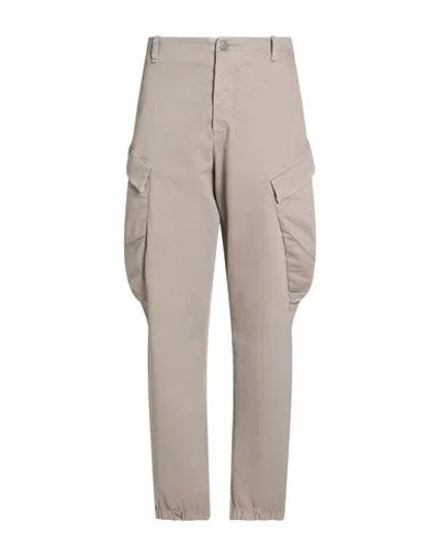 Transit Man Pants Light Grey Size L Cotton, Elastane In Gray