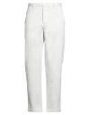 Transit Man Pants Off White Size L Cotton, Elastane In White