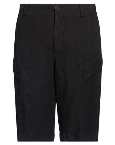 Transit Man Shorts & Bermuda Shorts Black Size L Linen