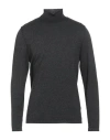 Transit Man Turtleneck Charcoal Size M Virgin Wool, Viscose In Black