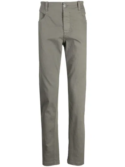 Transit Mid-rise Slim-cut Trousers In Grey
