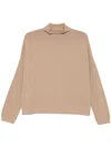 Transit Mock-neck Sweater In Brown