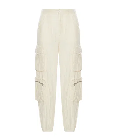 Transit Multi-pocket Casual Pants In Sand