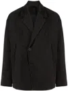 Transit Notched-lapel Off-centre Blazer In Grey