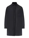 Transit Oversized Linen Shirt In Black