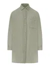 Transit Oversized Linen Shirt In Multi