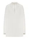 Transit Oversized Single-breasted Viscose Jacket In White