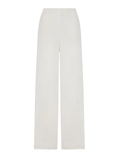 Transit Palazzo Trousers In Viscose In Black