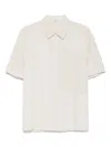 Transit Panelled Shirt In Neutrals