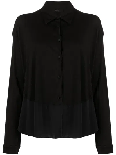 TRANSIT PANELLED VIRGIN WOOL-BLEND TOP