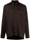 Transit Patch-pocket Button-up Shirt In Red