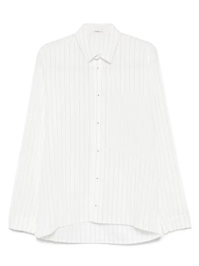 Transit Hemd Mit Nadelstreifen In White