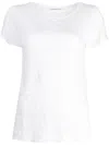 Transit Pocket-detail Linen T-shirt In White