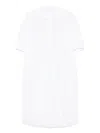 Transit Maxikleid Mit Raffungen In White
