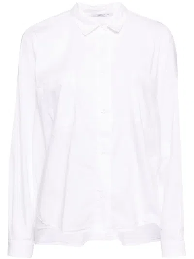 Transit Poplin Shirt In White