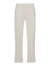 Transit Regular-fit Linen Trousers In White