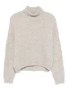 Transit Roll-neck Sweater In Gray