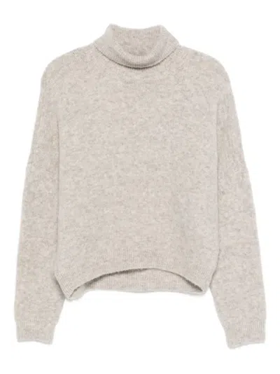 Transit Roll-neck Sweater In Gray