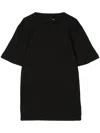 Transit Round-neck Cotton-blend T-shirt In Black