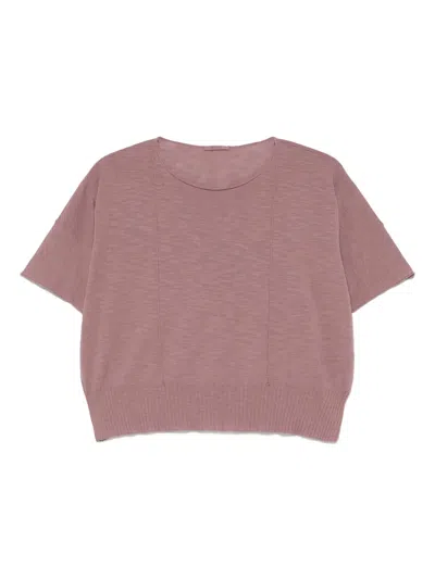 Transit Seam-detail T-shirt In Purple