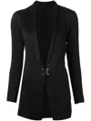 Transit Shawl Collar Fitted Jacket In Black